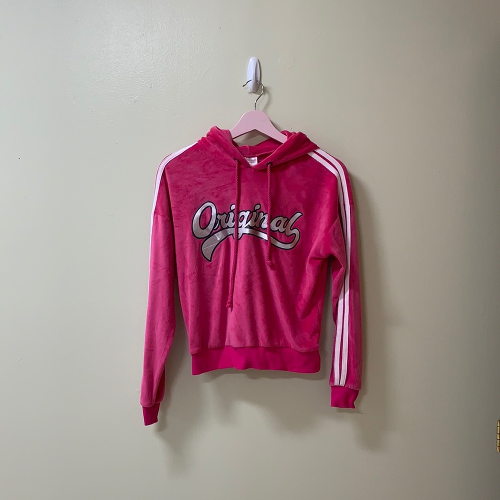 Fuzzy hot pink comfortable hoodie